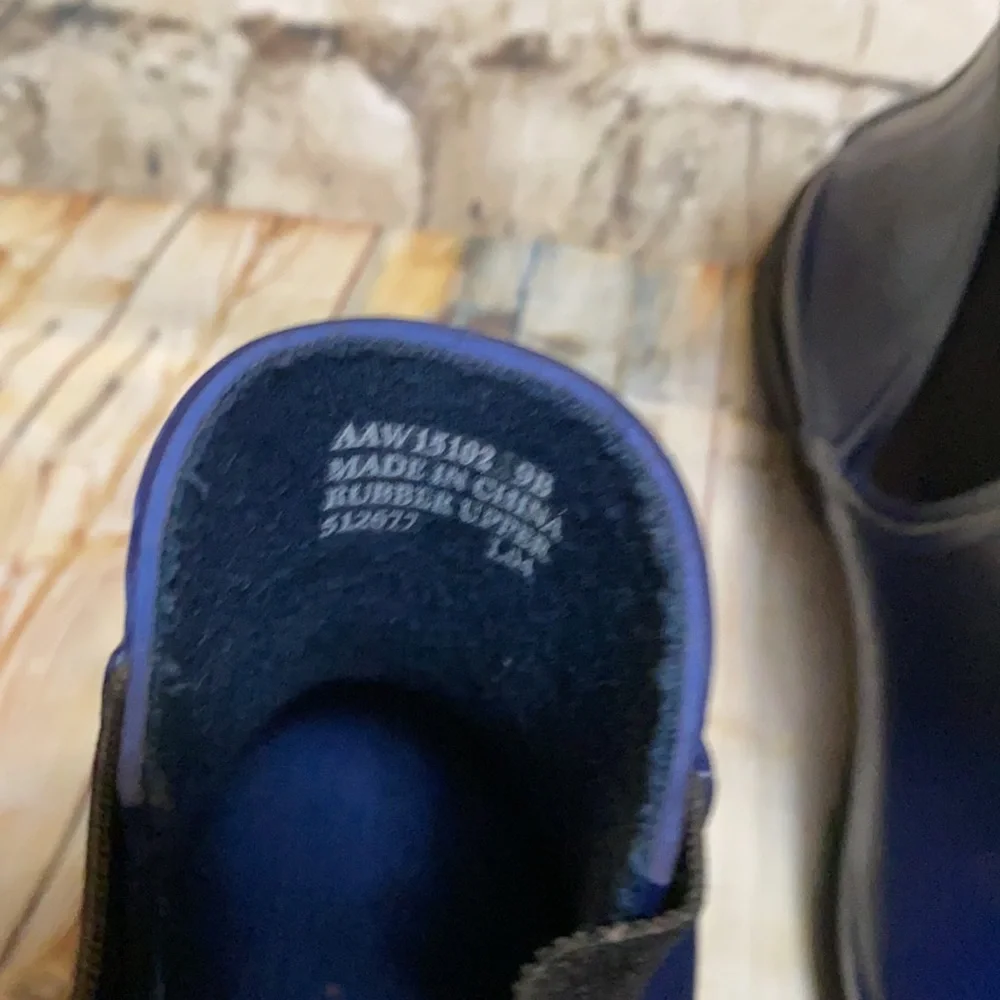 Polo Ralph Lauren Polo Sport Blue Rain Boots Size 9